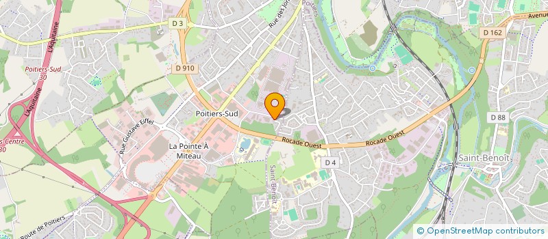 localisation de l'entreprise MADAME CHANTAL TISSEAU  POITIERS