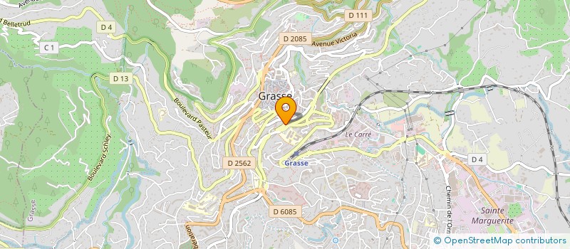 localisation de l'entreprise MADAME CHANTAL TOMASINI  GRASSE