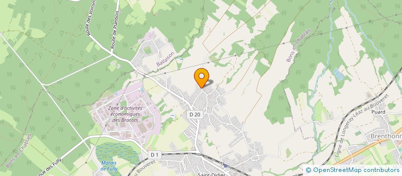 localisation de l'entreprise MADAME CHANTAL TONNELIER à BONS-EN-CHABLAIS