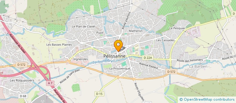 localisation de l'entreprise MADAME CHANTAL TOUHAMI  PELISSANNE