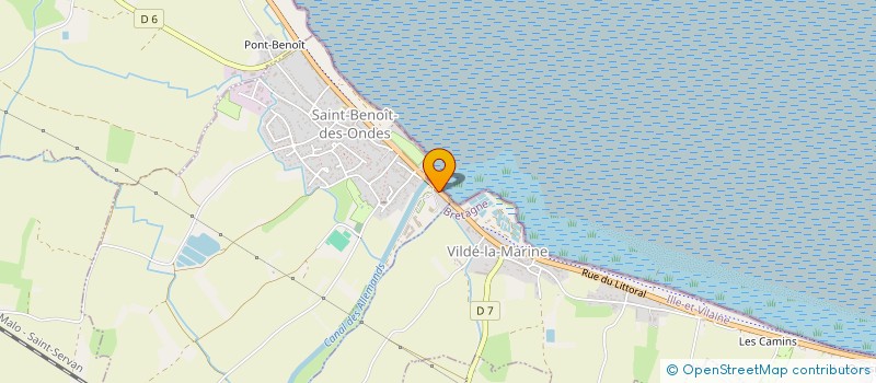 localisation de l'entreprise MADAME CHANTAL TOUZEAU à SAINT-BENOIT-DES-ONDES