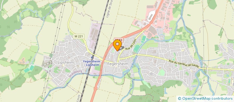 localisation de l'entreprise MADAME CHANTAL TREBES  FEGERSHEIM