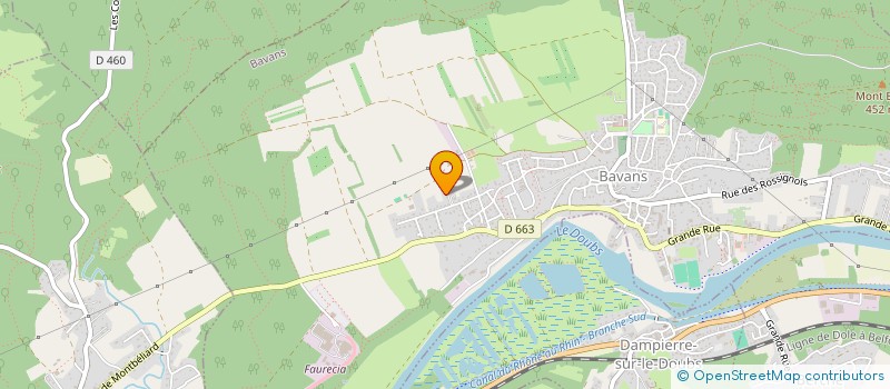 localisation de l'entreprise MADAME CHANTAL TRENEL  BAVANS