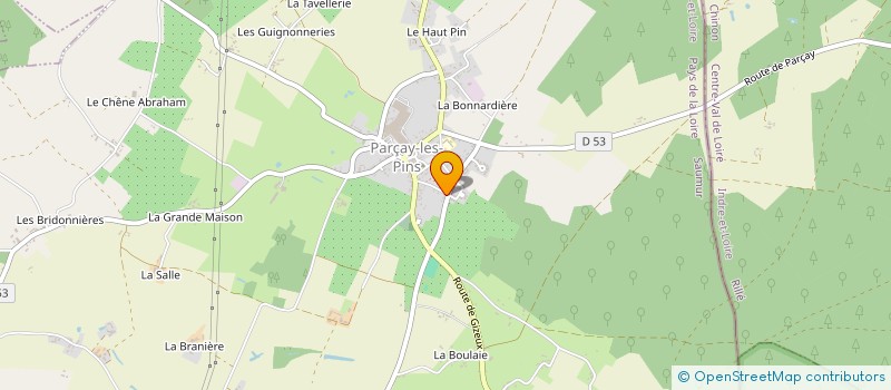 localisation de l'entreprise MADAME CHANTAL TREPREAU  MOULIHERNE