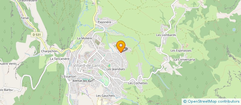 localisation de l'entreprise MADAME CHANTAL TRIAN  VILLARD-DE-LANS