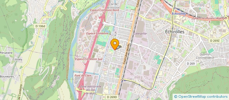 localisation de l'entreprise MADAME CHANTAL TROUSSIER  ECHIROLLES