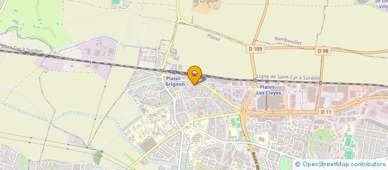 localisation de l'entreprise MADAME CHANTAL TROUSSIEUX  PLAISIR