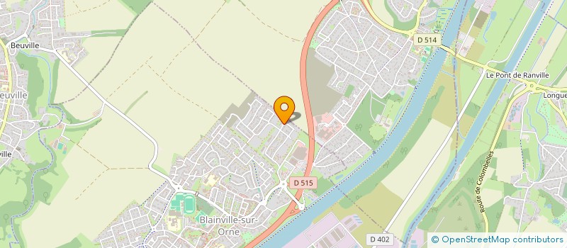 localisation de l'entreprise MADAME CHANTAL TSHIKAYA  BLAINVILLE-SUR-ORNE