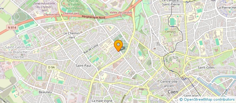 localisation de l'entreprise MADAME CHANTAL TUILLIER à CAEN