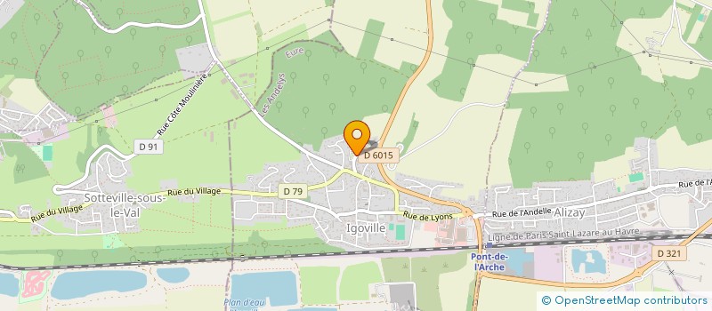 localisation de l'entreprise MADAME CHANTAL TUVACHE  IGOVILLE