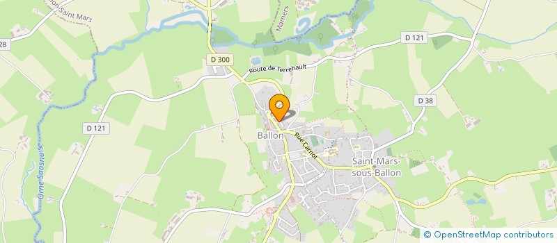 localisation de l'entreprise MADAME CHANTAL VALADE  BALLON-SAINT MARS