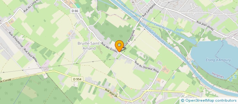 localisation de l'entreprise MADAME CHANTAL VALDING à BRUILLE-SAINT-AMAND