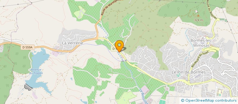 localisation de l'entreprise MADAME CHANTAL VALLETTE à BORMES-LES-MIMOSAS