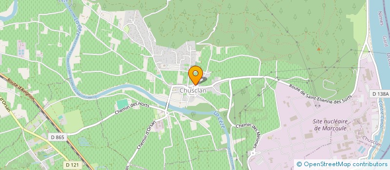 localisation de l'entreprise MADAME CHANTAL VALVASORI  CHUSCLAN