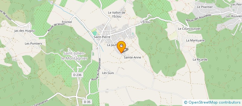 localisation de l'entreprise MADAME CHANTAL VASSEUR à SAINT-MARTIN-DE-PALLIERES