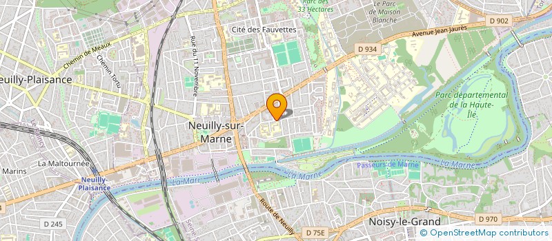localisation de l'entreprise MADAME CHANTAL VASSEUR à NEUILLY-SUR-MARNE