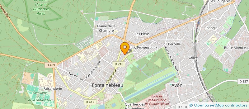 localisation de l'entreprise MADAME CHANTAL VAYSSIERE à FONTAINEBLEAU