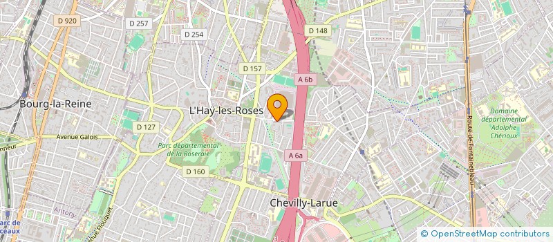 localisation de l'entreprise MADAME CHANTAL VEGNANT  L'HAY-LES-ROSES
