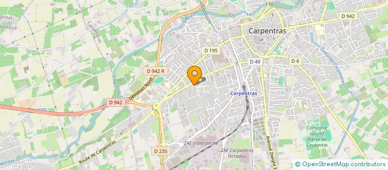 localisation de l'entreprise MADAME CHANTAL VELTENS  CARPENTRAS