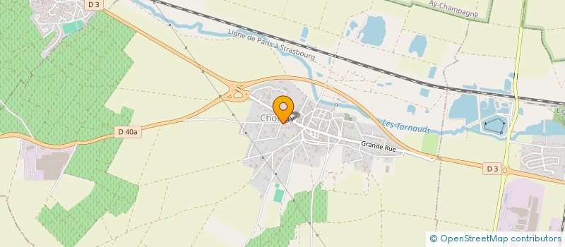 localisation de l'entreprise MADAME CHANTAL VELY  CHOUILLY