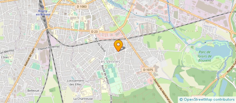 localisation de l'entreprise MADAME CHANTAL VENET à BOURG-EN-BRESSE