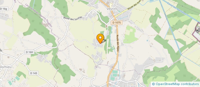 localisation de l'entreprise MADAME CHANTAL VERE  LES AVENIERES VEYRINS-THUELLIN