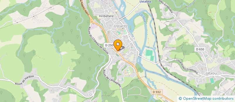 localisation de l'entreprise MADAME CHANTAL VERGES  USTARITZ