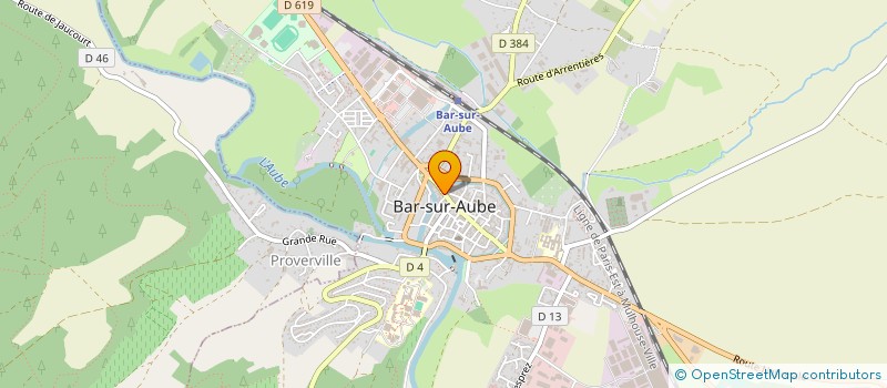 localisation de l'entreprise MADAME CHANTAL VERHAEGEN à BAR-SUR-AUBE