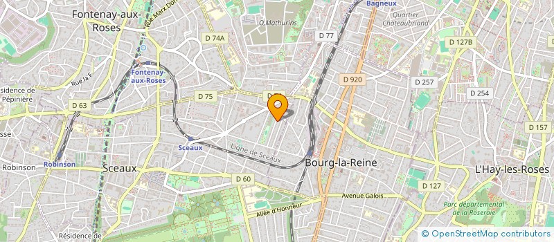 localisation de l'entreprise MADAME CHANTAL VERMEILLET à SCEAUX