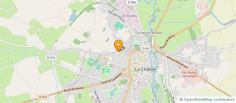 localisation de l'entreprise MADAME CHANTAL VERNOIS à MONTGIVRAY