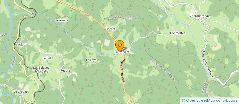 localisation de l'entreprise MADAME CHANTAL VEY à LE CHAMBON SUR LIGNON