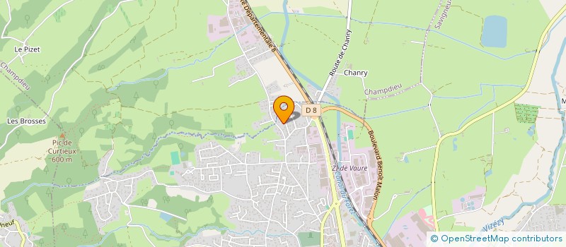 localisation de l'entreprise MADAME CHANTAL VIAL  CHAMPDIEU