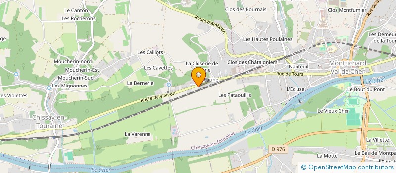 localisation de l'entreprise MADAME CHANTAL VIE  CHISSAY-EN-TOURAINE