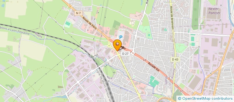 localisation de l'entreprise MADAME CHANTAL VIEILLOT  MABLY