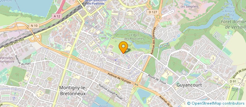 localisation de l'entreprise MADAME CHANTAL VIEILLY  GUYANCOURT