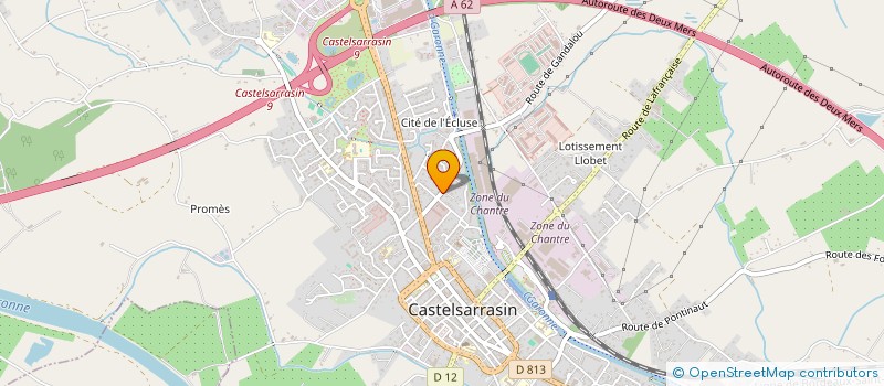 localisation de l'entreprise MADAME CHANTAL VIEU  CASTELSARRASIN