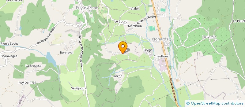 localisation de l'entreprise MADAME CHANTAL VIEULOUP  PUY-D ARNAC