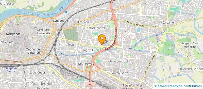 localisation de l'entreprise MADAME CHANTAL VIGER  AVIGNON