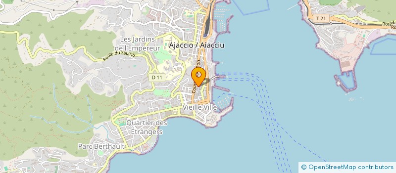 localisation de l'entreprise MADAME CHANTAL VINAZZA à AJACCIO
