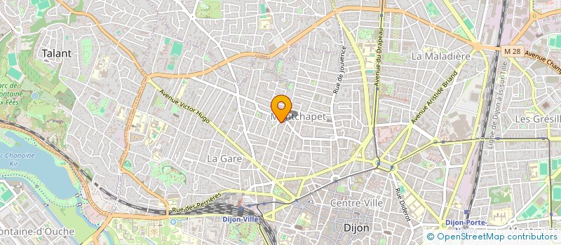 localisation de l'entreprise MADAME CHANTAL VINCENT-MARTIN à DIJON