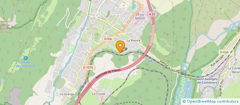 localisation de l'entreprise MADAME CHANTAL VIRETTO-CIT  VIF