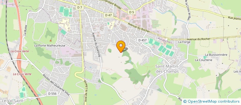 localisation de l'entreprise MADAME CHANTAL WEBER  AVRANCHES