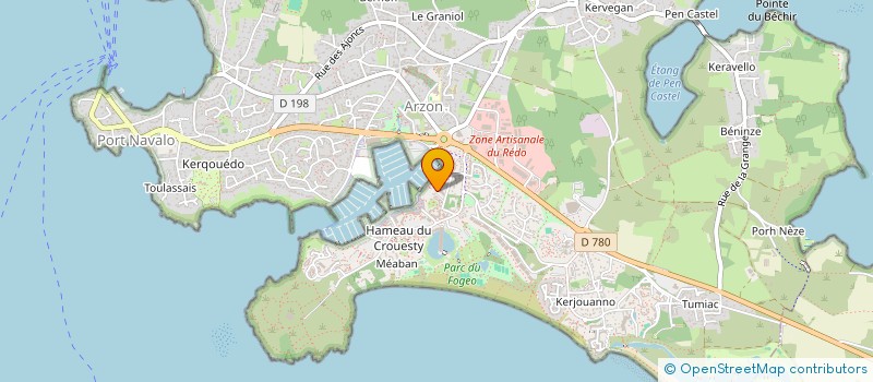 localisation de l'entreprise MADAME CHANTAL WIAND  ARZON