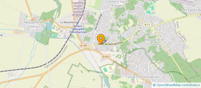 localisation de l'entreprise MADAME CHANTAL WOUTERS  VILLIERS-SAINT-FREDERIC