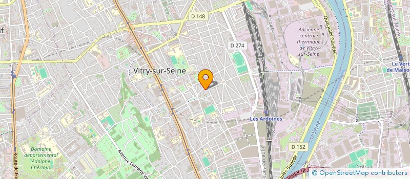 localisation de l'entreprise MADAME CHANTAL YOUMI WAPET à VITRY-SUR-SEINE