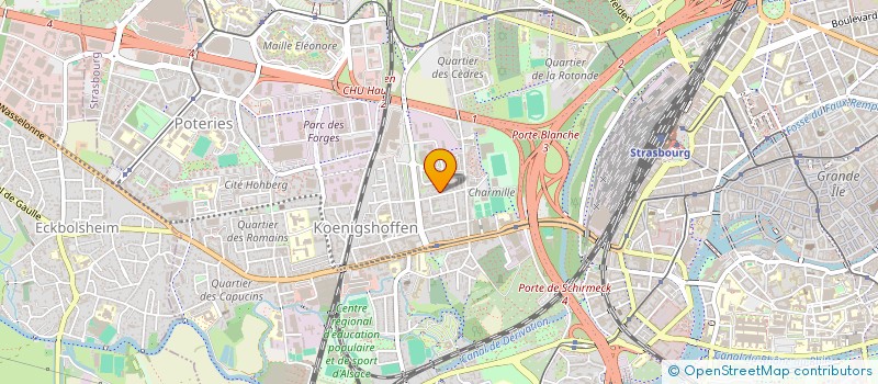 localisation de l'entreprise MADAME CHANTAL ZAWADZKI à STRASBOURG