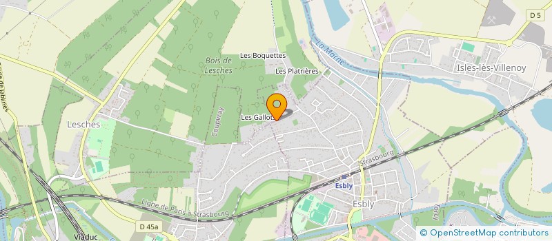 localisation de l'entreprise MADAME CHANTAL ZOURBAS à LESCHES
