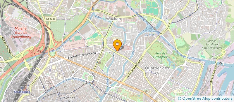 localisation de l'entreprise MADAME CHANTALE ADDED à STRASBOURG