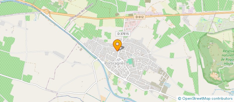 localisation de l'entreprise MADAME CHANTALE BOUNIOL  PORTIRAGNES