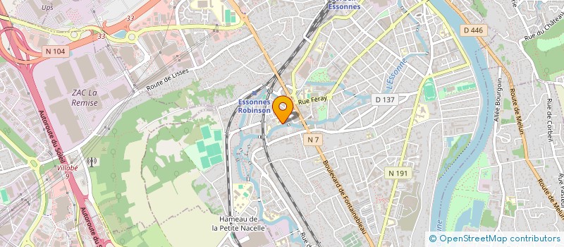 localisation de l'entreprise MADAME CHANTALE DA COSTA à CORBEIL-ESSONNES